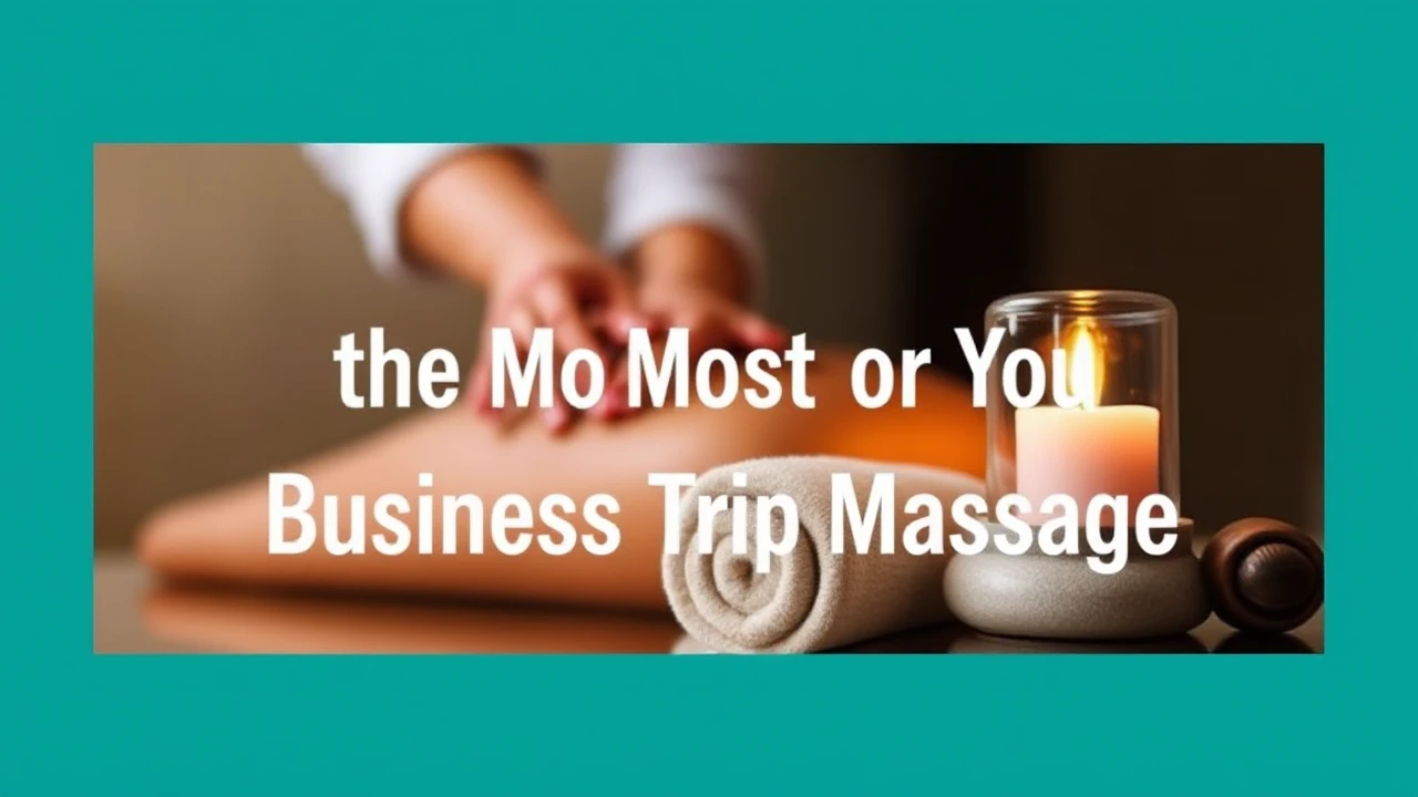 Essential 10 Tips for Getting the Most Out of Your Business Trip Massage