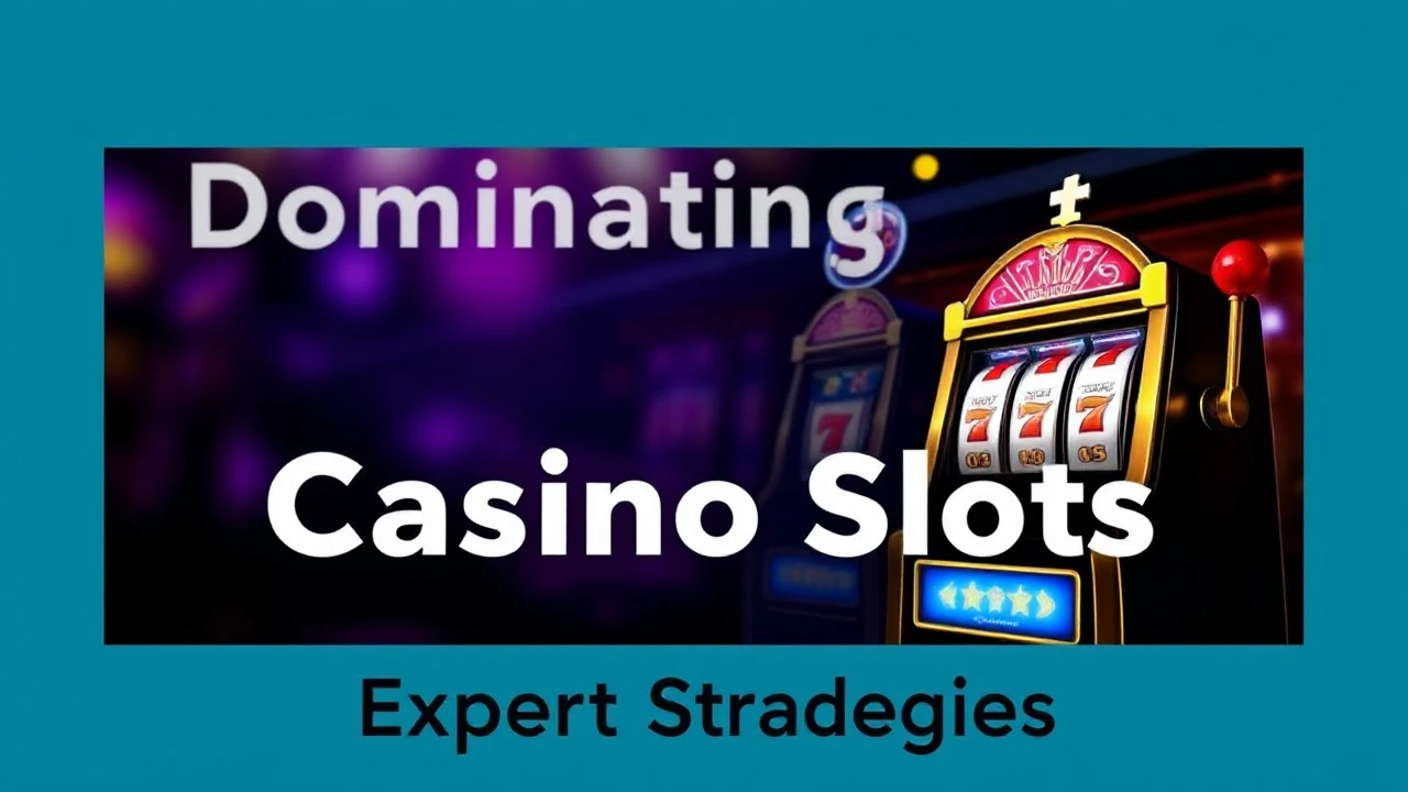 Dominating Casino Slots: Expert Strategies