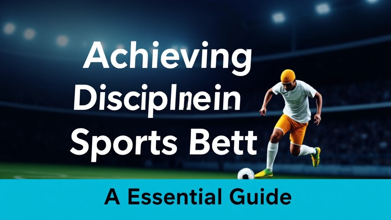 Achieving Discipline in Sports Betting: A Essential Guide