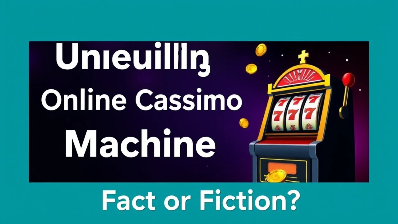 Unveiling Online Casino Machine Myths: Fact or Fiction?