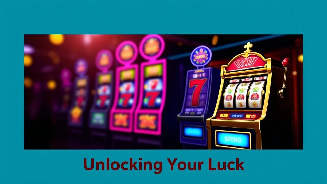 Unlocking Your Luck: Tactics for Scoring Big at Slots