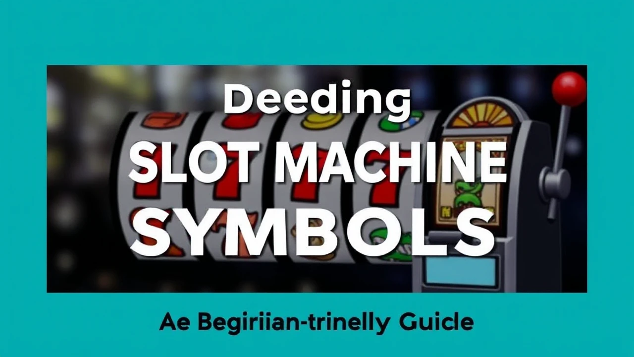 Decoding Slot Machine Symbols: A Beginner-Friendly Guide