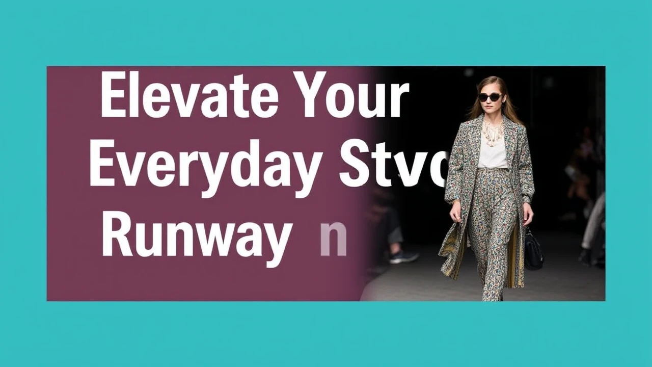 Elevate Your Everyday Style with Runway Inspiration