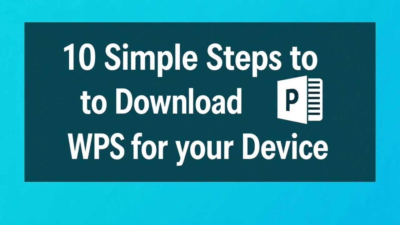 10 Simple Steps to Download WPS for Your Device