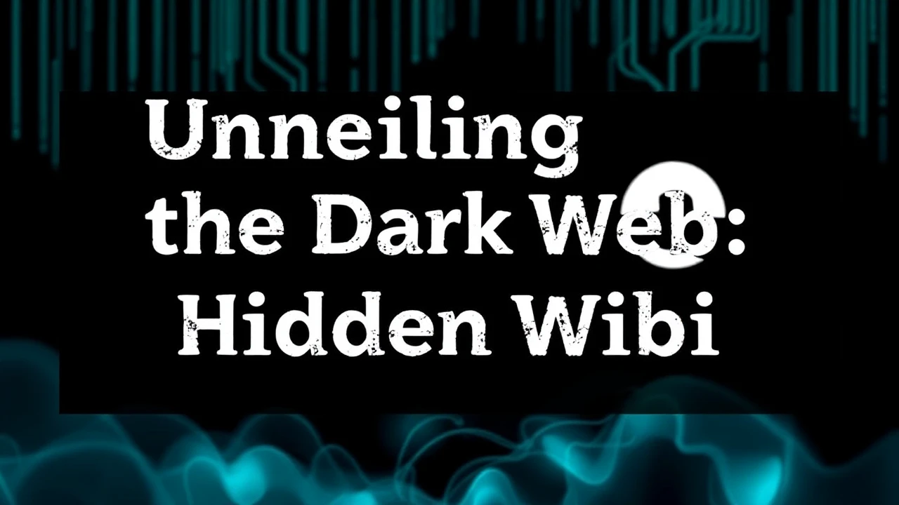 Unveiling the Dark Web: An Exclusive Journey into the Hidden Wiki