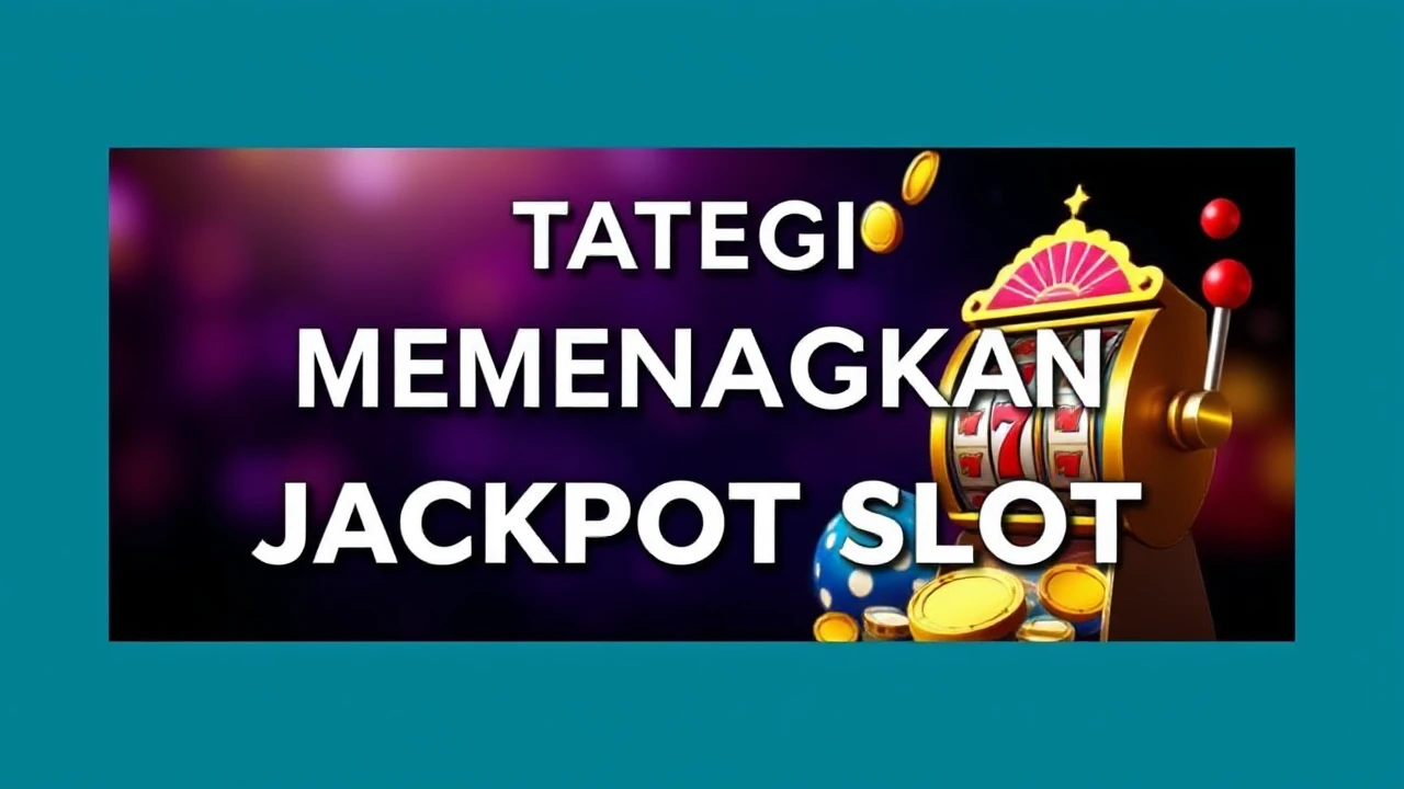 Strategi Rahasia Memenangkan Jackpot Slot
