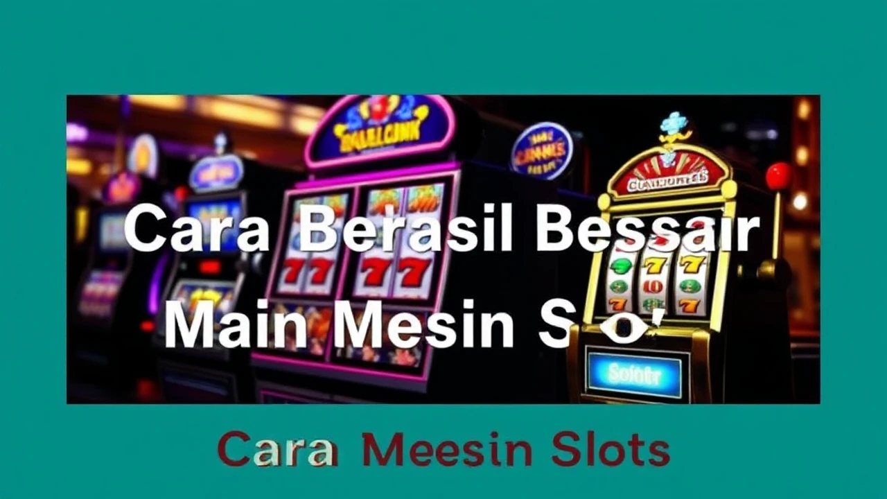 Cara Berhasil Besar Main Mesin Slot