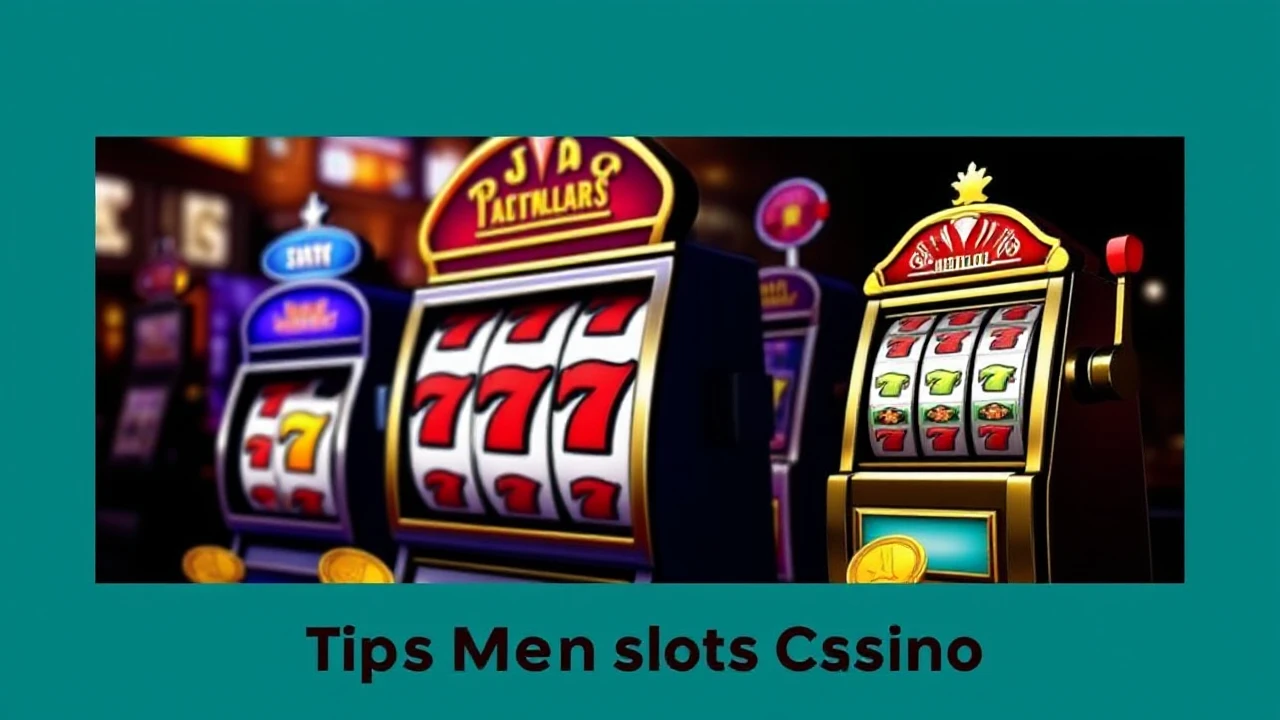 Tips Jitu Menang Besaran di Mesin Slot Casino