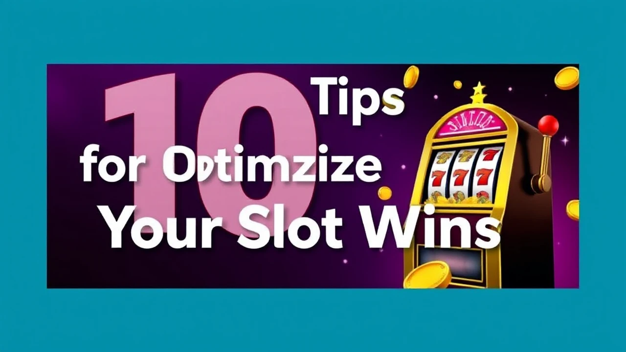Best 10 Tips for Optimizing Your Slot Wins