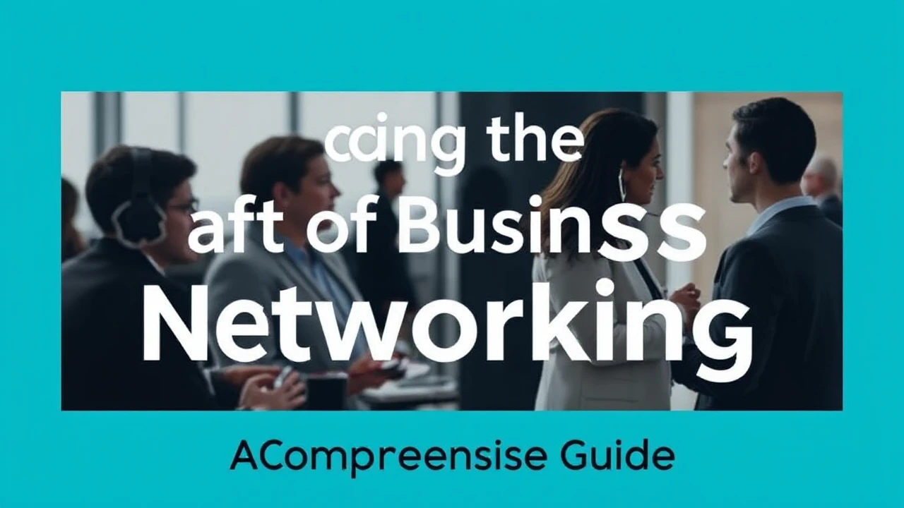 Unlocking the Craft of Business Networking: A Comprehensive Guide