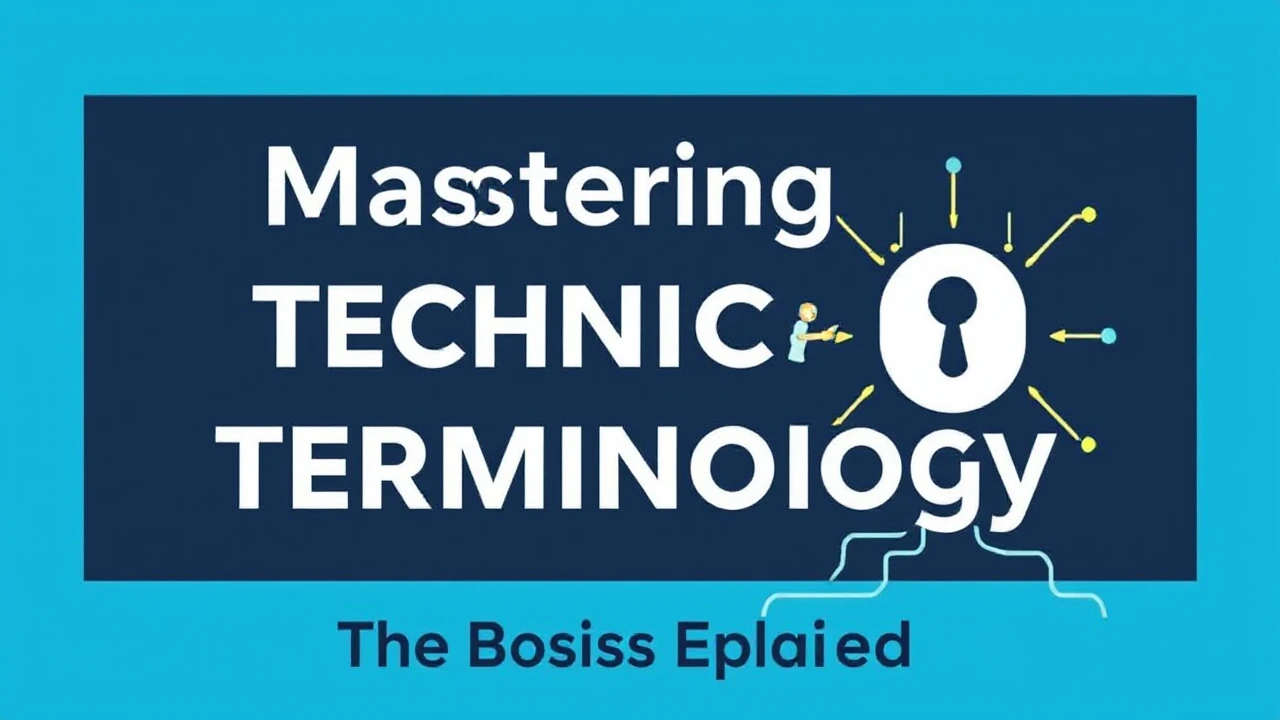Mastering Technical Terminology: The Basics Explained