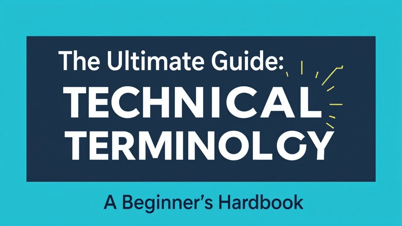 The Ultimate Guide Technical Terminology: A Beginner's Handbook