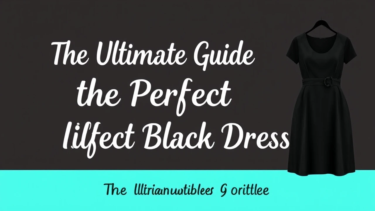 The Ultimate Guide of Selecting the Perfect Little Black Dress