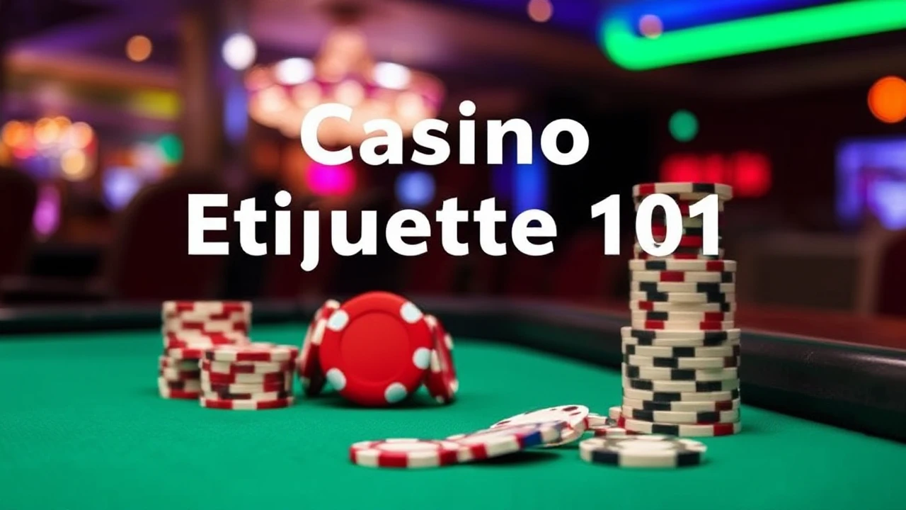 Casino Etiquette 101: Dos and Don'ts for the Gaming Floor