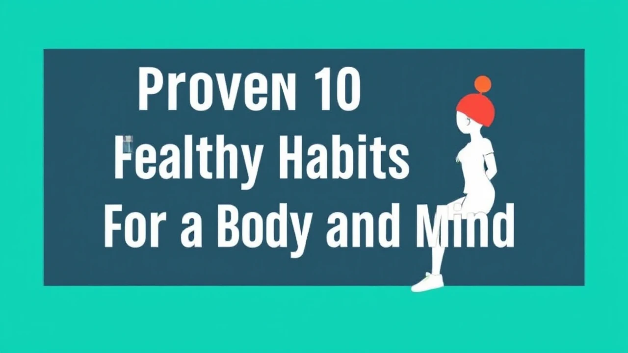 Proven 10 Healthy Habits for a Fit Body and Mind
