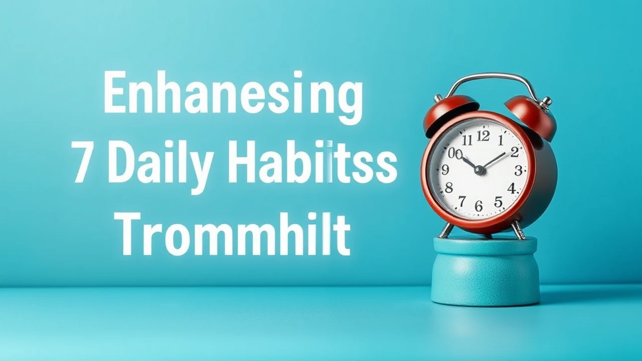 Enhancing Efficiency: 7 Daily Habits of Triumphant People