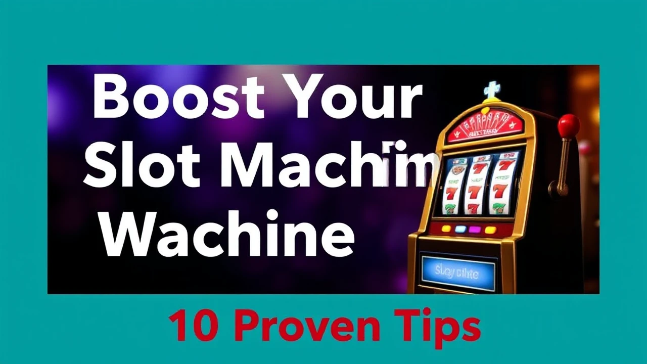 Boost Your Slot Machine Winnings: 10 Proven Tips