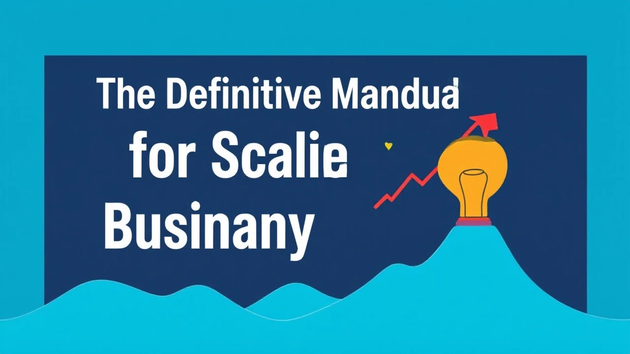 The Definitive Manual for Scaling Your Company Efficiently