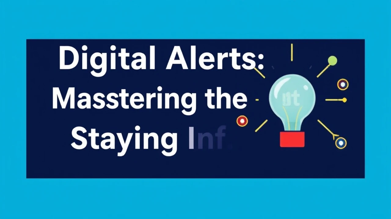 Digital Alerts: Mastering the Art of Staying Informed