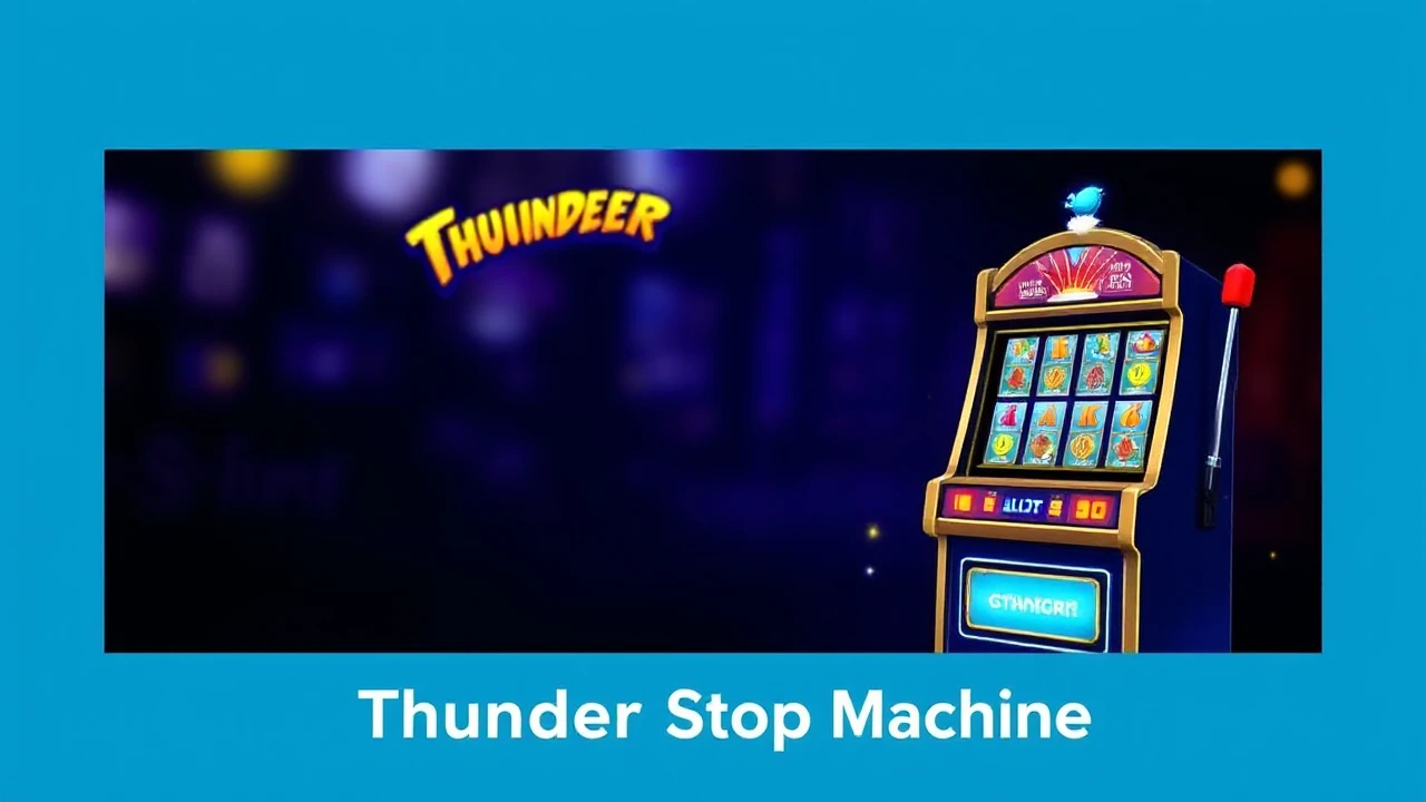 A Post On The Thunder Birds Skill Stop Machine