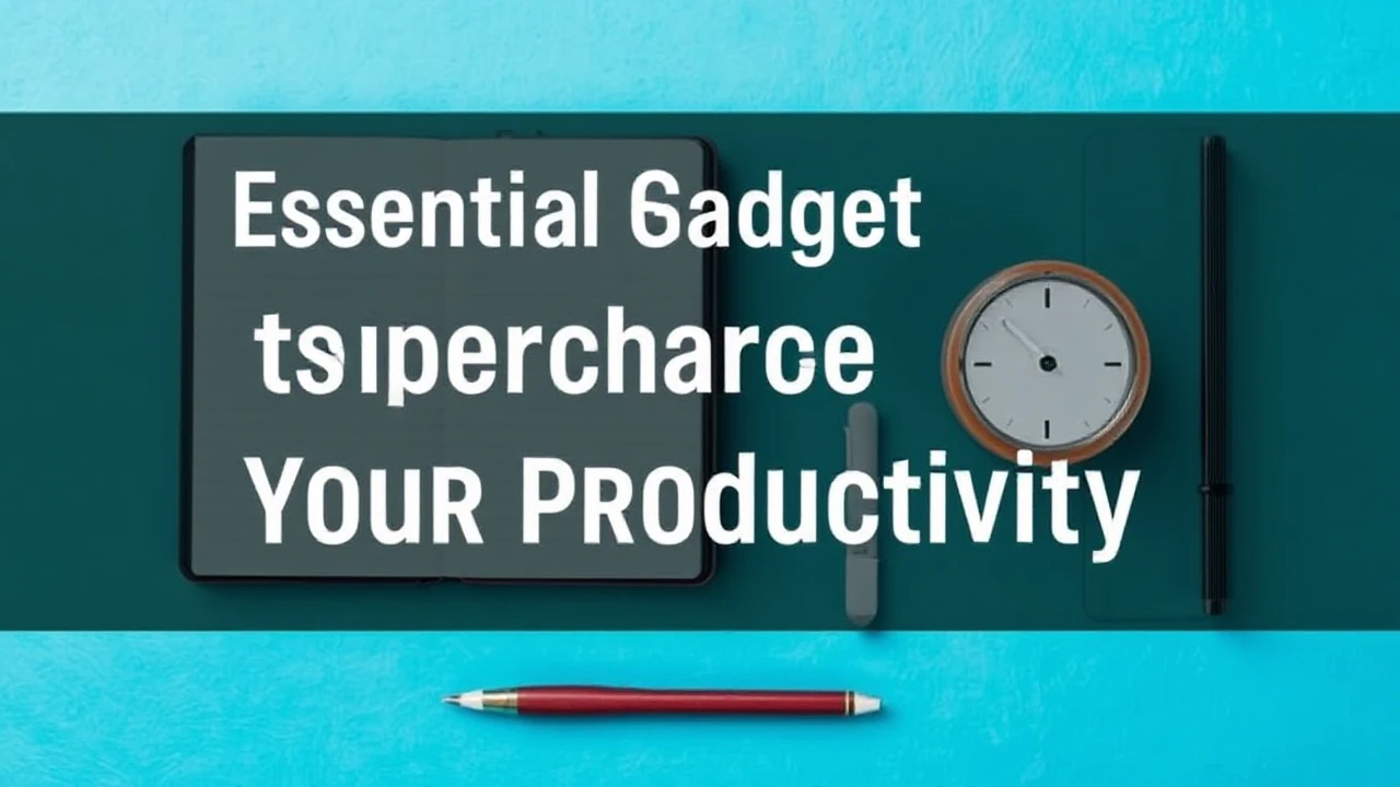 Essential Gadgets to Supercharge Your Productivity