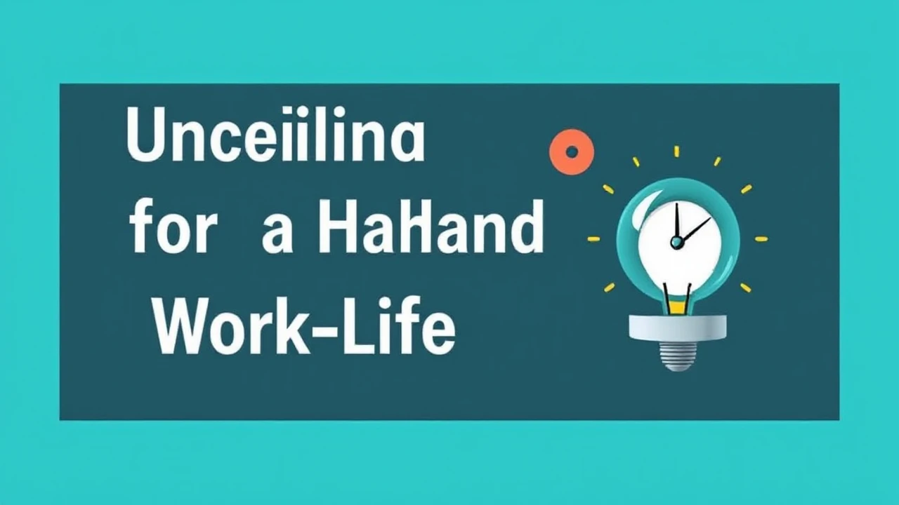 Unveiling the Secret Keys for a Harmonious Work-Life Lifestyle: Key Points to Know