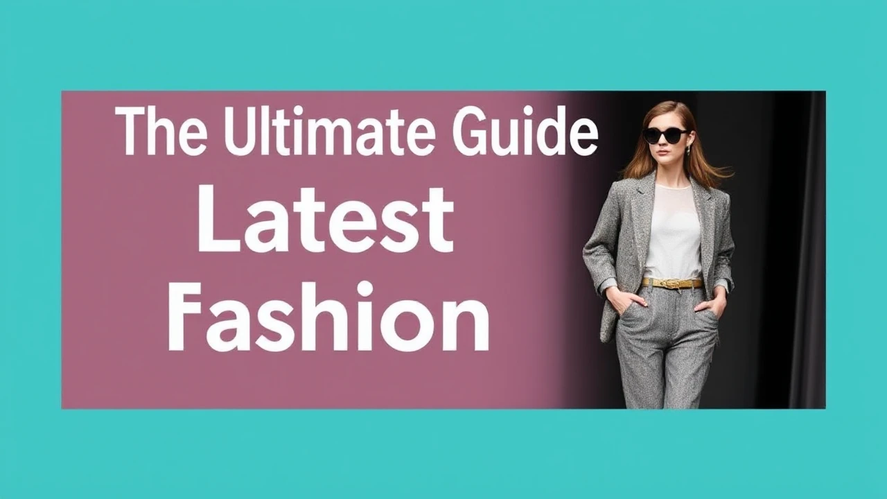 The Ultimate Guide to Latest Fashion for Contemporary Females