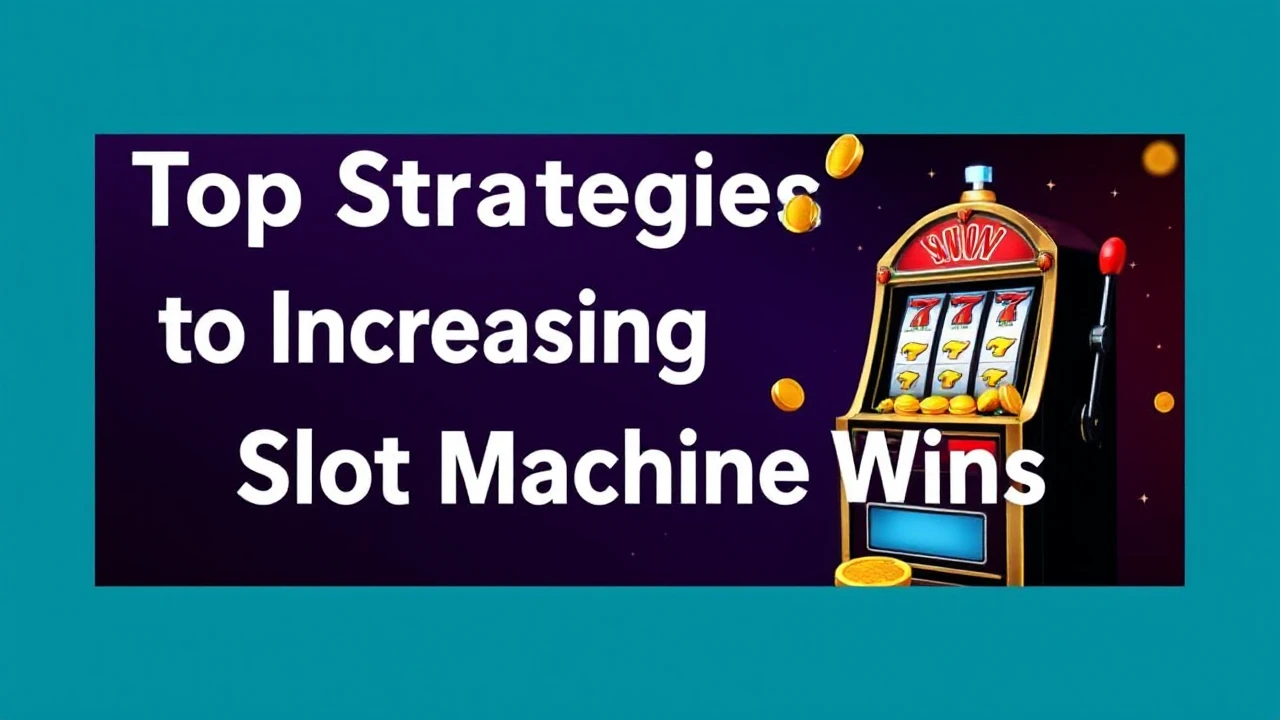 Top Strategies to Increasing Your Slot Machine Wins
