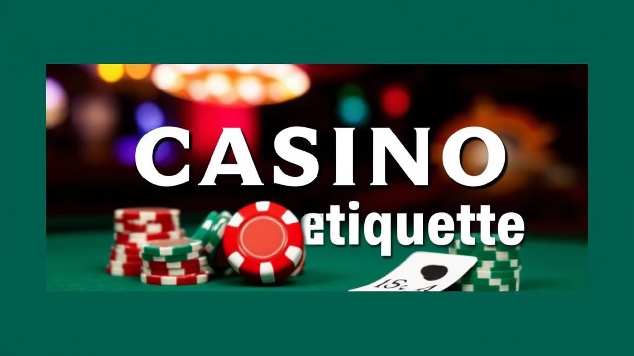 Your Go-To Manual to Casino Etiquette: Do's and Don'ts