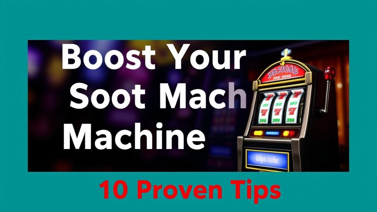 Boost Your Slot Machine Winnings: 10 Proven Tips