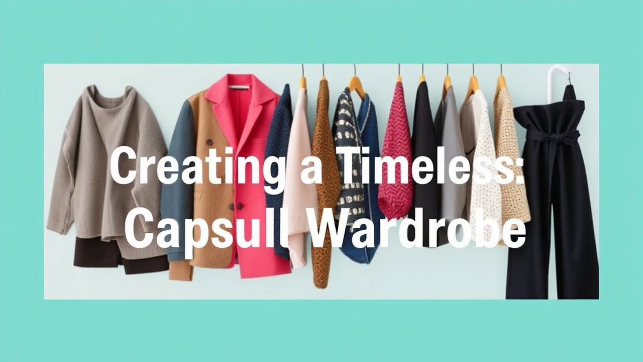 A Comprehensive Manual to Creating a Timeless Capsule Wardrobe