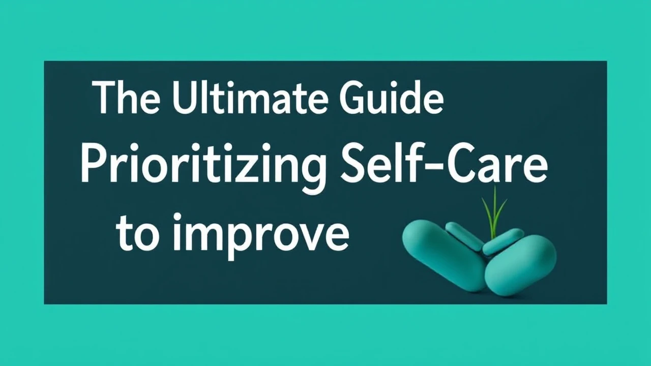 The Ultimate Guide Prioritizing Self-Care to Improve Better Health