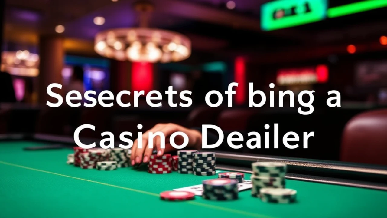 Exploring the Secrets of Being a Casino Dealer