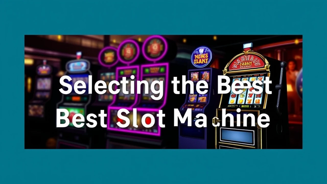 The Ultimate Guide to Selecting the Best Casino Slot Machine