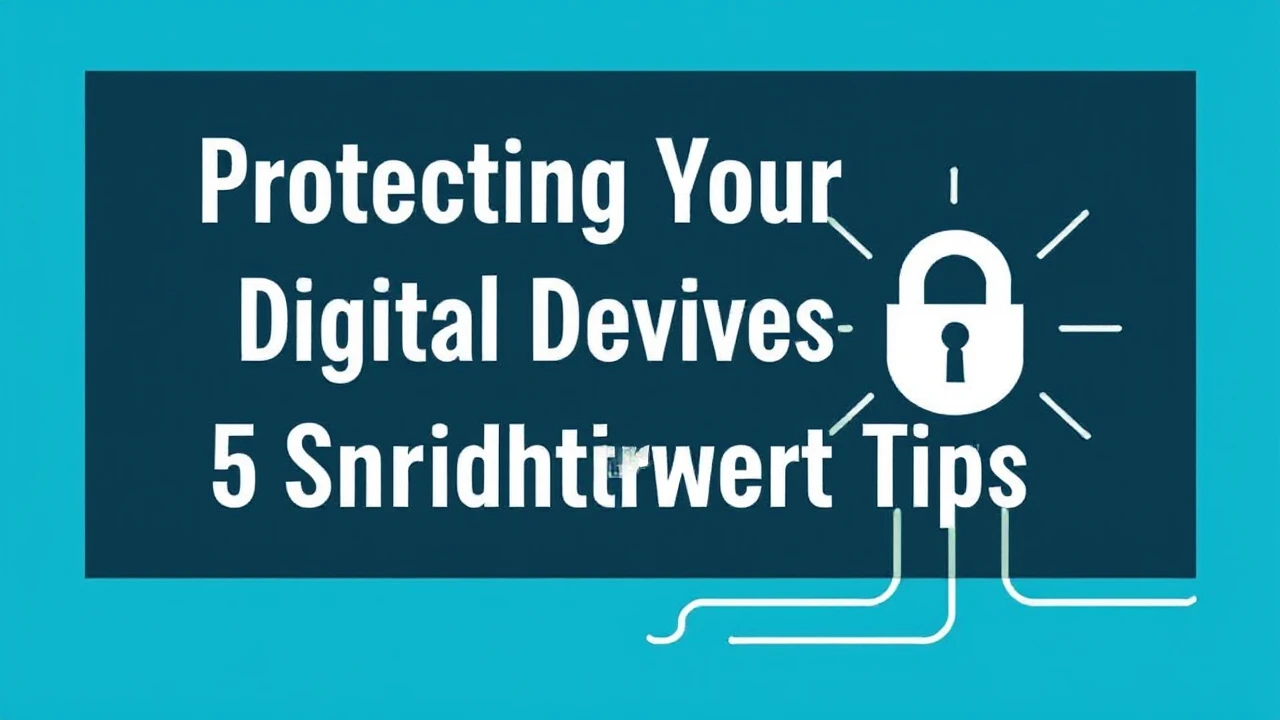 Protecting Your Digital Devices: 5 Straightforward Tips