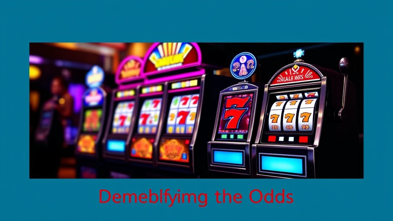 Demystifying the Odds: Gamblers' Manual to Casino Slots