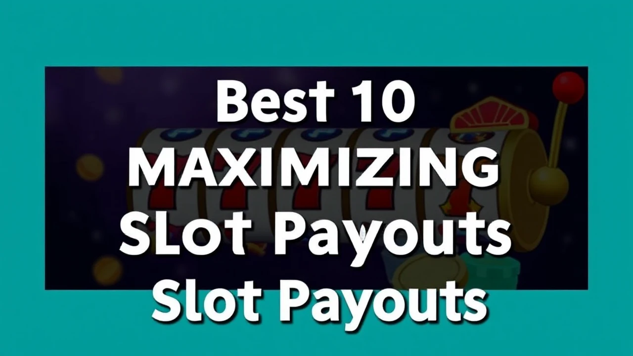 Best 10 Strategies for Maximizing Slot Payouts