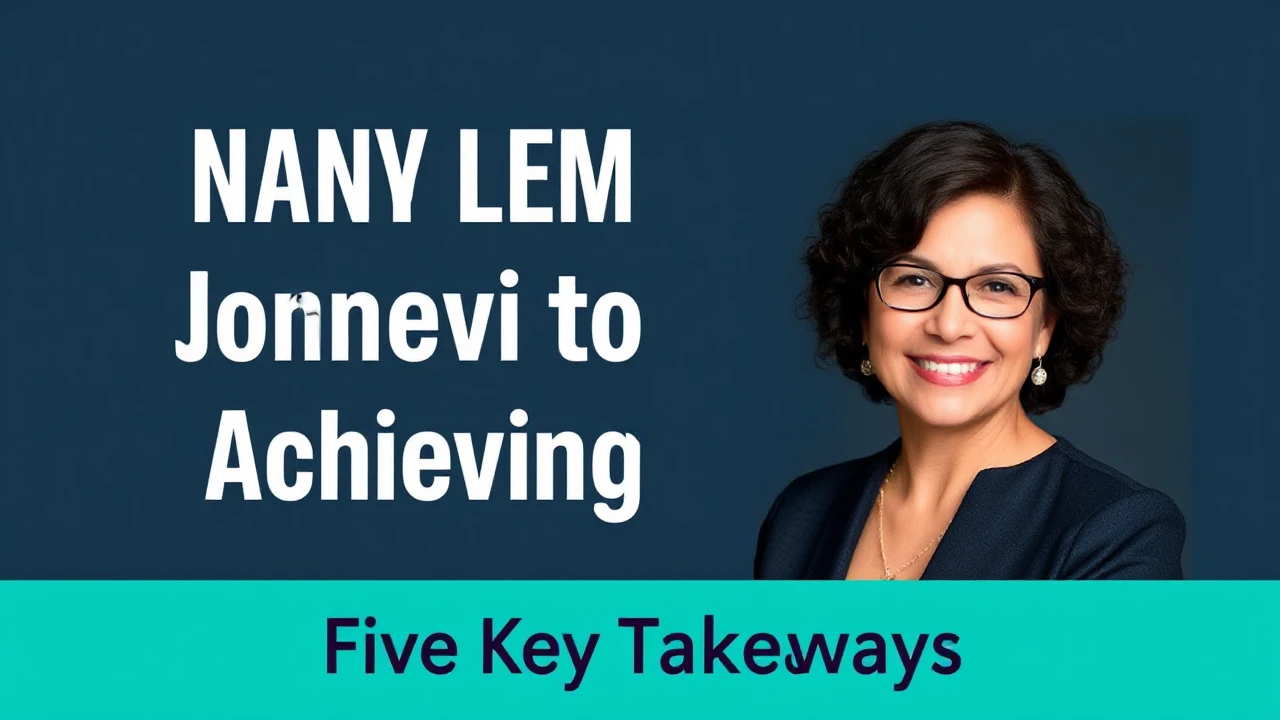 Exploring Insights from Nancy Lem's Journey to Achieving Greatness: Five Key Takeaways