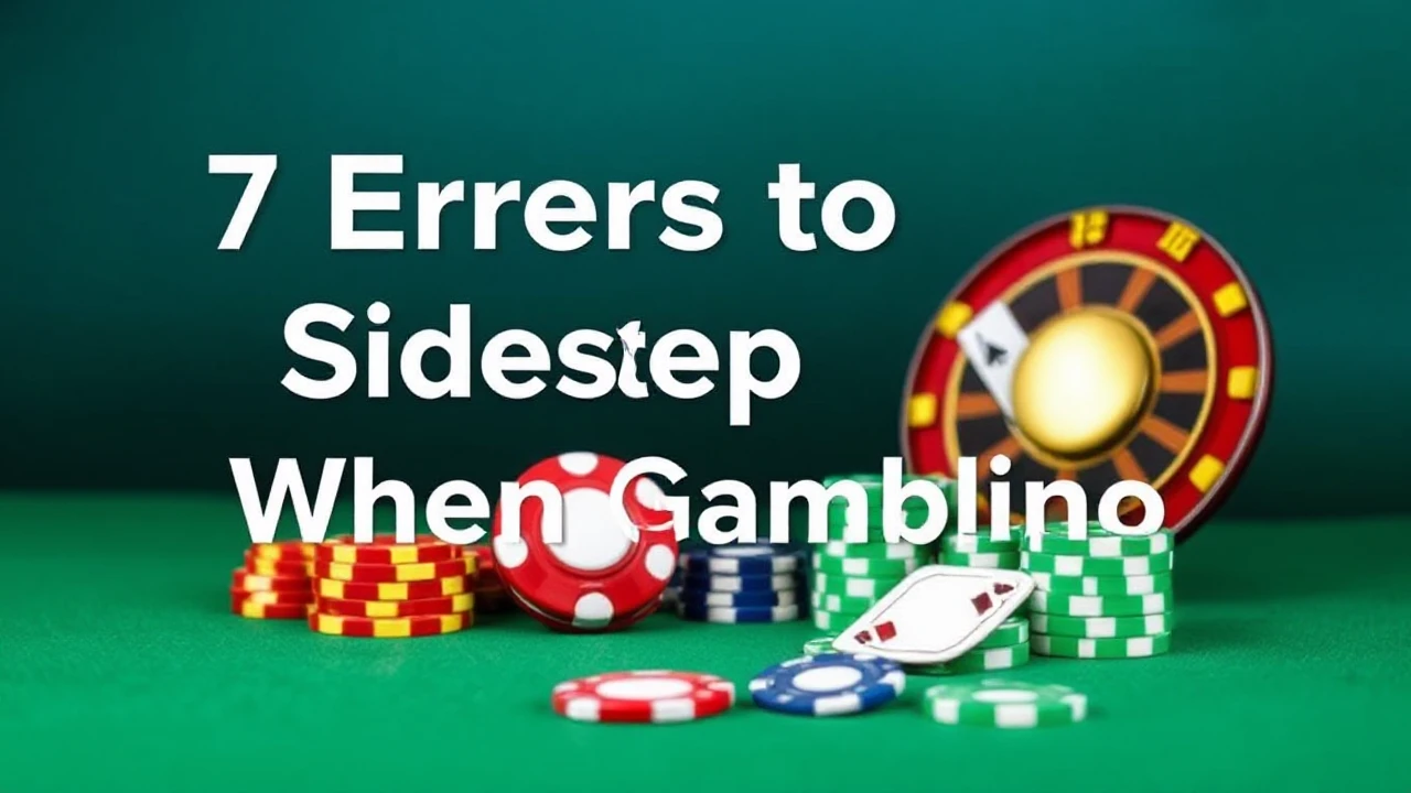 7 Errors to Sidestep When Gambling
