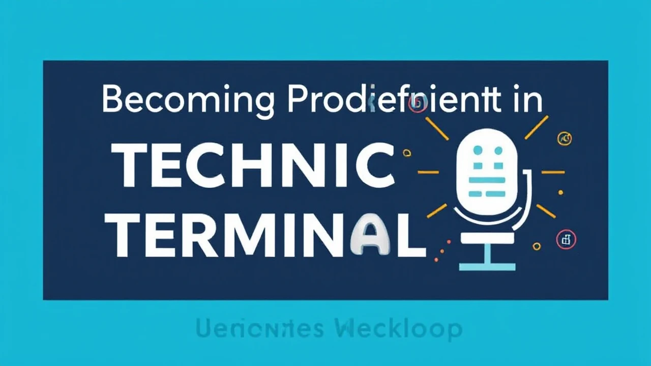 Becoming Proficient in Technical Terminology: A Beginner's Handbook