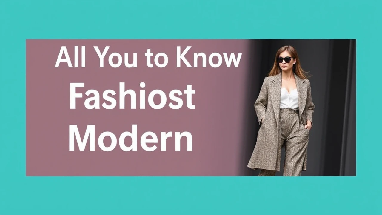 All You Need to Know to Latest Fashion for the Modern Woman