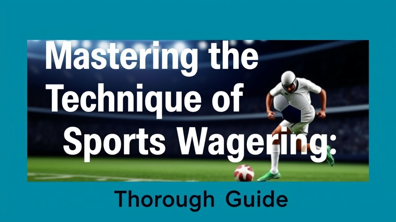 Mastering the Technique of Sports Wagering: A Thorough Guide