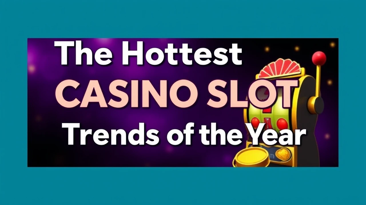 The Hottest Casino Slot Trends of the Year