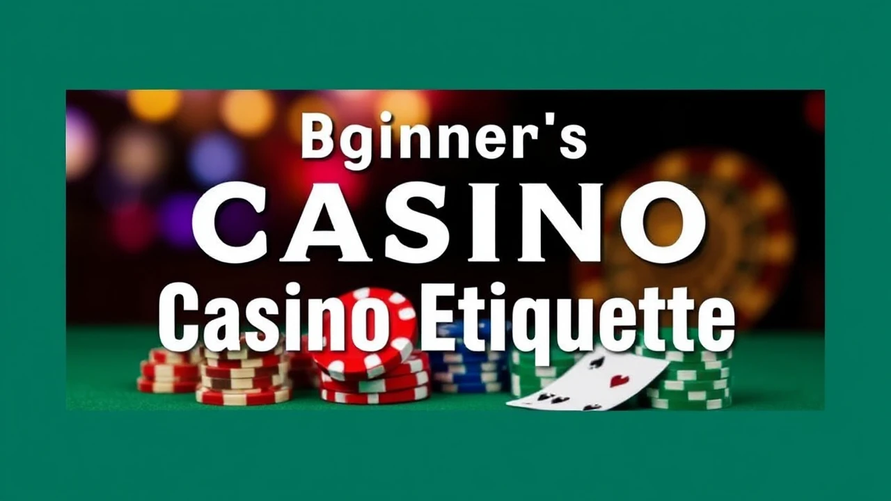 A Beginner's Handbook to Casino Etiquette: Advice and Tricks for Newbies