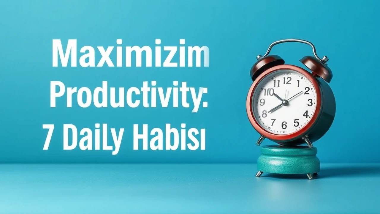 Maximizing Productivity: 7 Daily Habits of Triumphant Folks