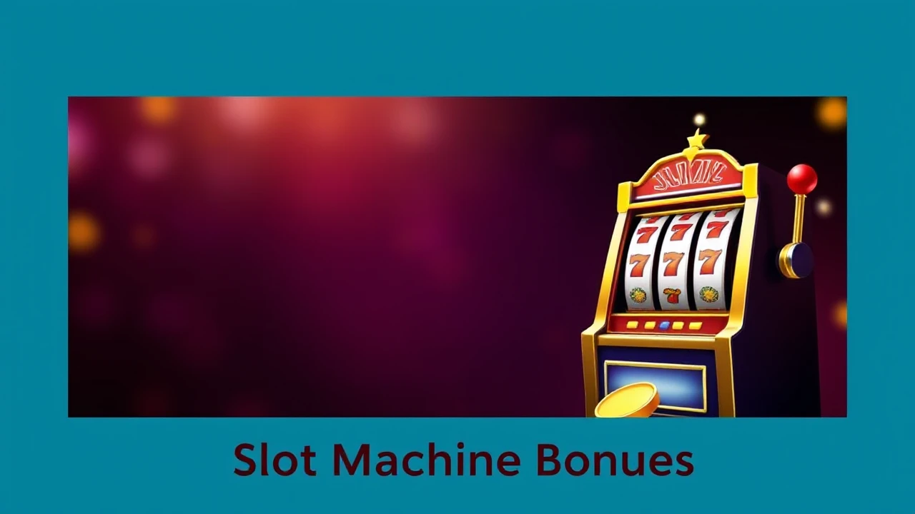 Mastering the Art of Slot Machine Bonuses