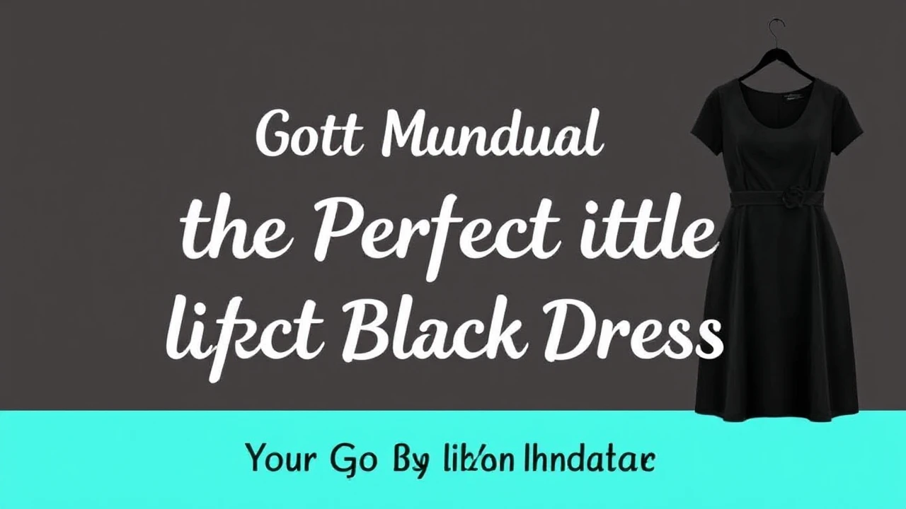 Your Go-To Manual of Selecting the Perfect Little Black Dress