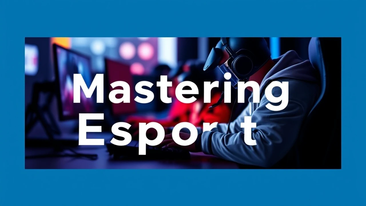 Mastering Esports: An Amateur's Guide to High-Level Gaming