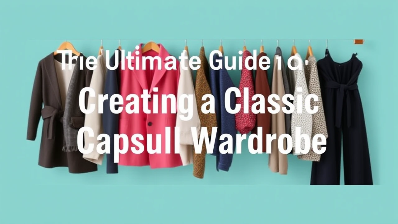 The Ultimate Guide to Creating a Classic Capsule Wardrobe