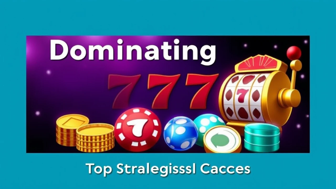 Dominating Slot Games: Top Strategies for Success